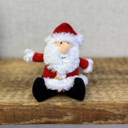 Marks & Spencers Mini Santa Hanging - Vintage Miniature Father Christmas M&S 4"