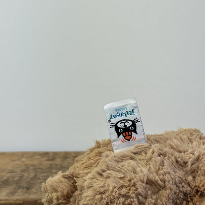 Jellycat Medium Bumbly Bear - Small Textured Retired Small Brown Bear 16”