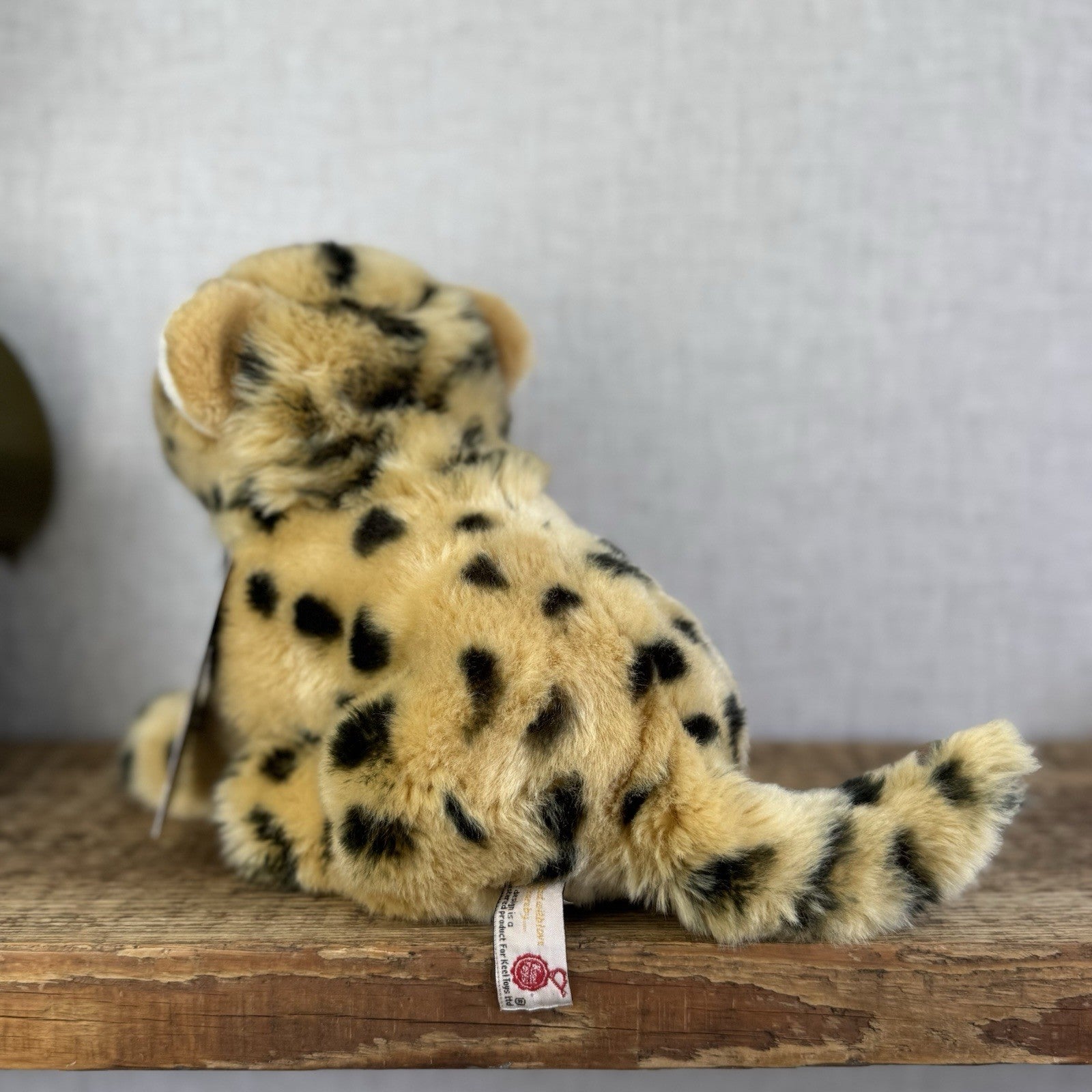 Keel Toys Signature Leopard - Small Leopard Plush Toy Realistic Wild Cat 8"