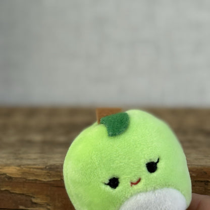 Squishmallow Squishville - Ashley Apple Mini Green Apple Soft Toy Plush 2"