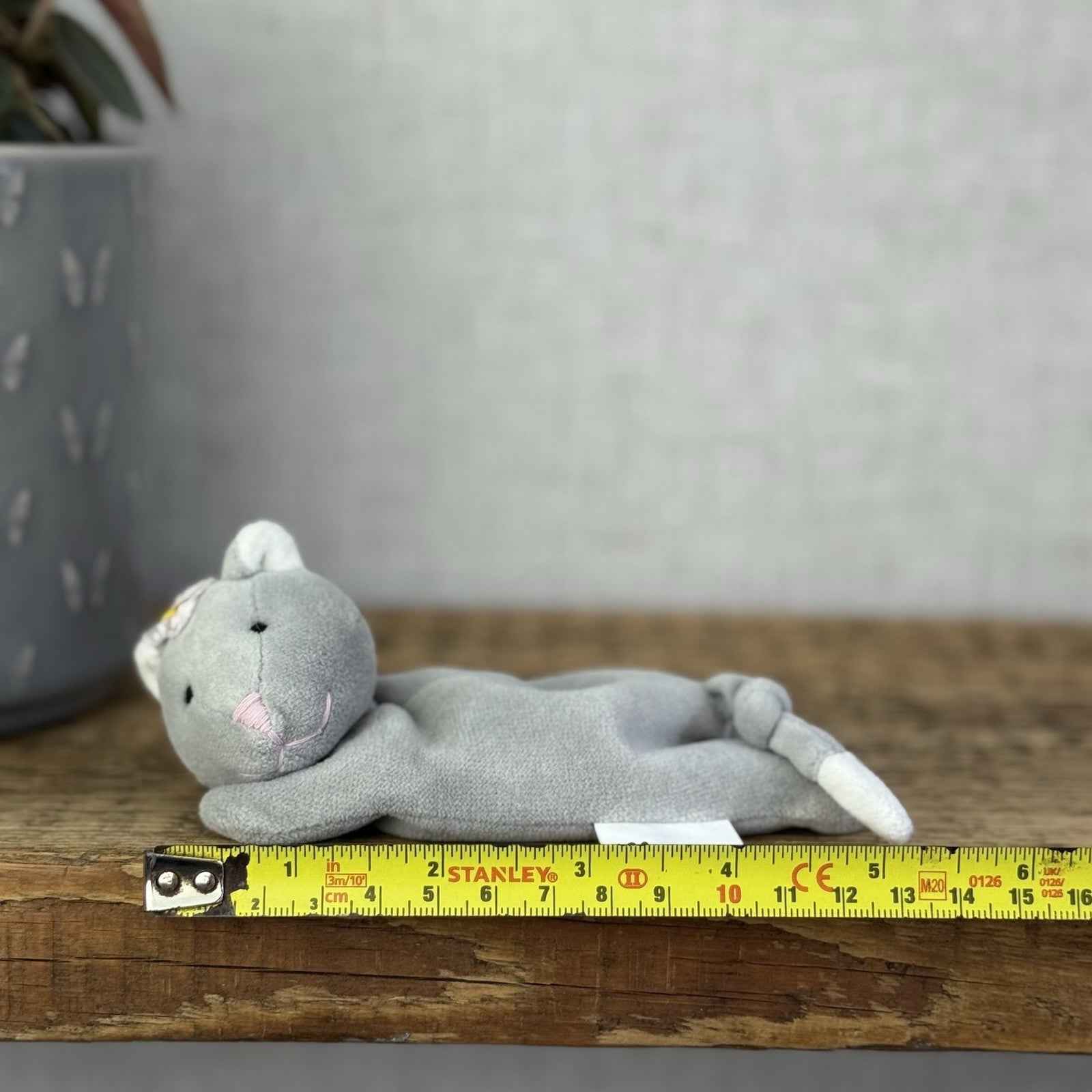 Monsoon Flower Flopsy Kitten (Jellycat Collaboration) Mini Cat Beanbag Plush 5”