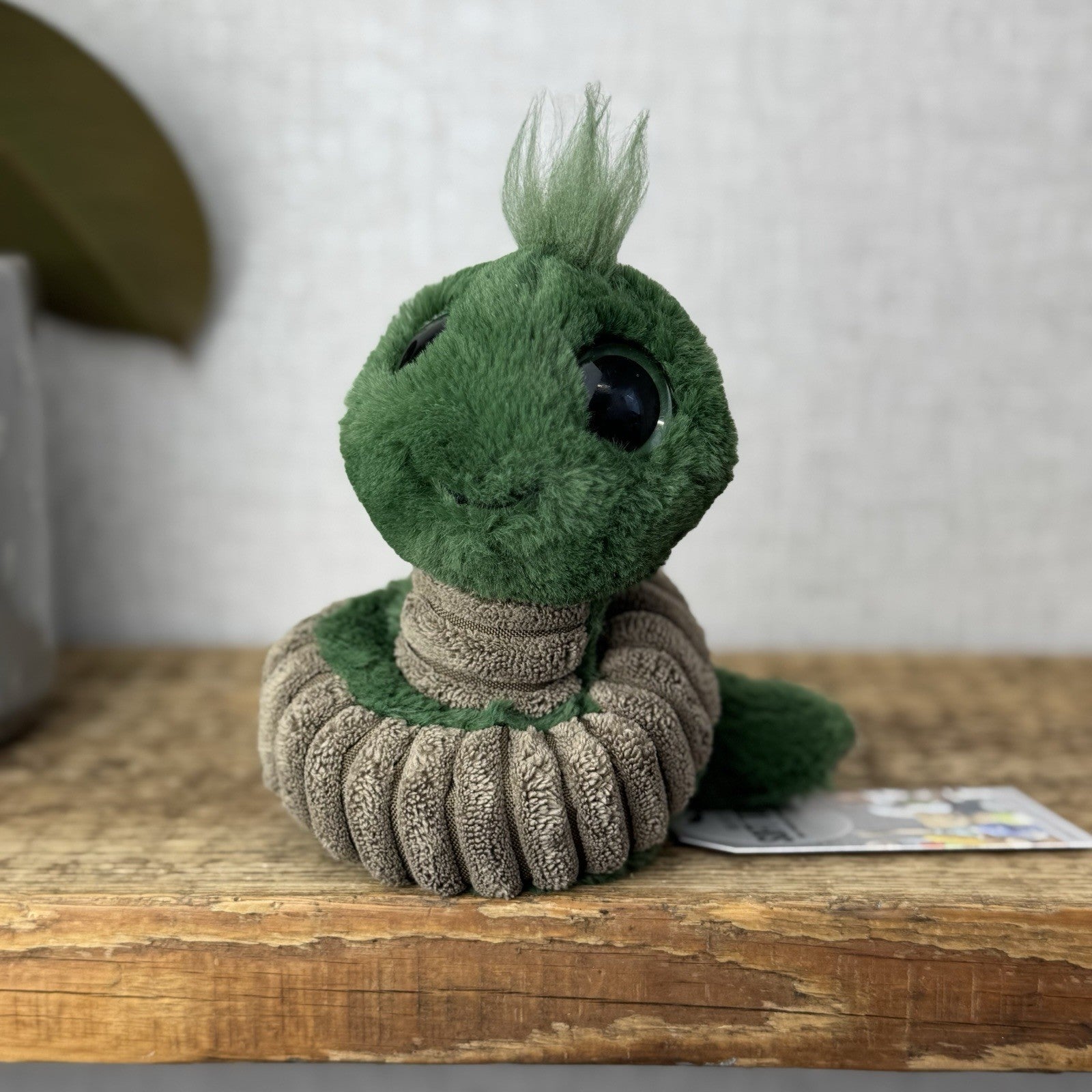 Jellycat Retired Green Wiggly Worm - Bug Soft Toy Beanie Cute Retired 7"
