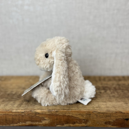 Jellycat Yummy Bunny Beige Rabbit - Mini Beanie Rabbit Retired 5”