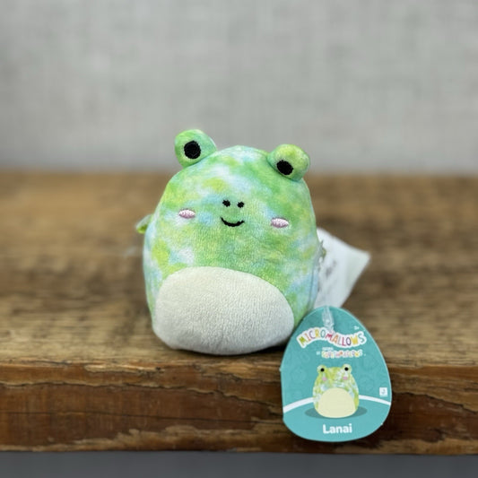 Squishmallow Micromallow - Lanai Mini Frog Green New With Tags Miniature Squish 