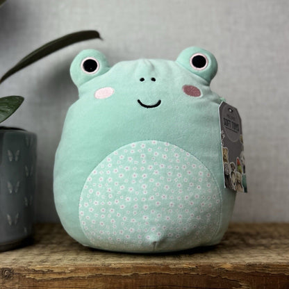 Squishmallows Fritz The Frog - Frog With Floral Tummy Squishmallow Easter 8”