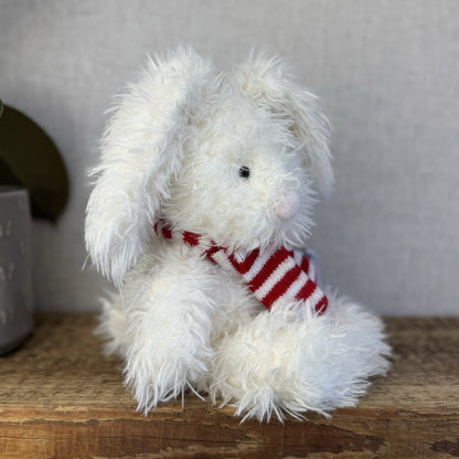 Laura Ashley Angora Bunny - Angora Bunny In Red Scarf - Jellycat Collaboration