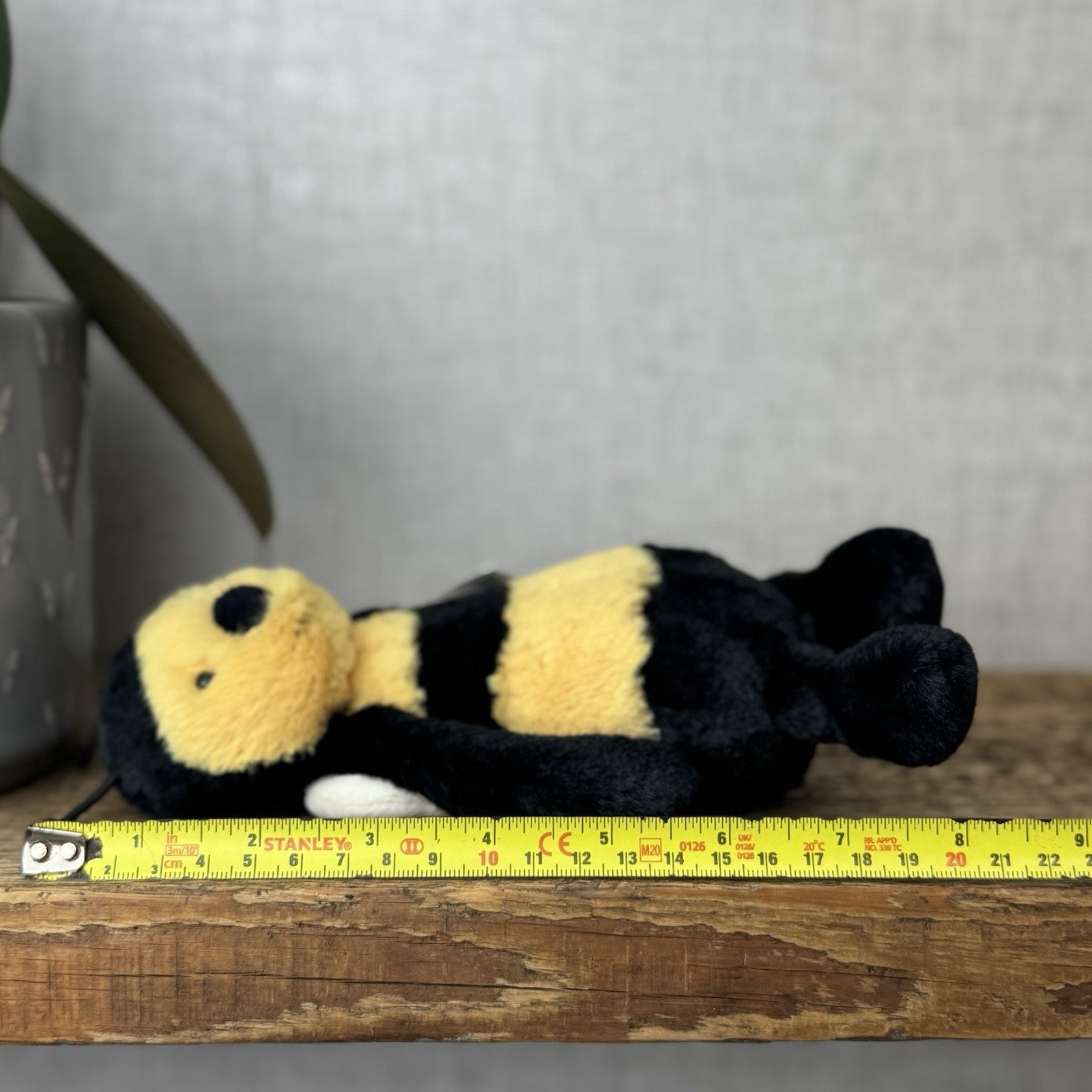 Jellycat Small Bashful Bee - Old Style Bumble Bee Beanie Plush New With Tags 8”