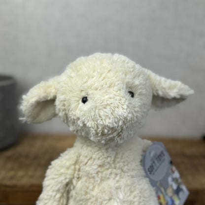 Jellycat Skiffles Lamb Rare Retired Meduim Vintage Medium Floppy Sheep 14"