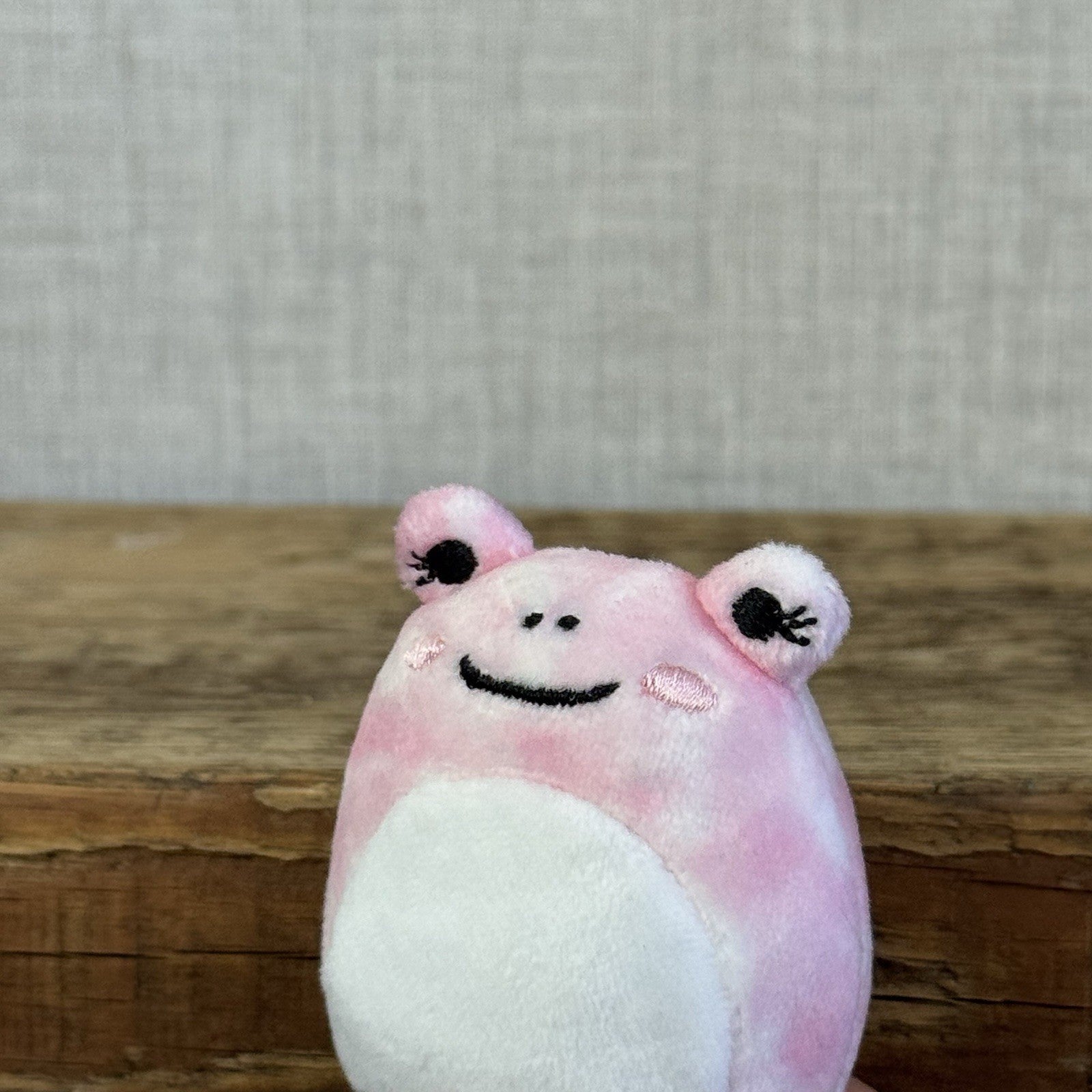 Squishmallow Squishville - Fanina Pink Frog Mini Plush (Multi Buy Discount)