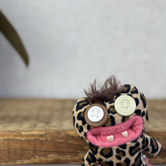 Fuggler Baby Fugg Leopard Print Screech Baby - Brown Tiny Fuggler Baby Mini 