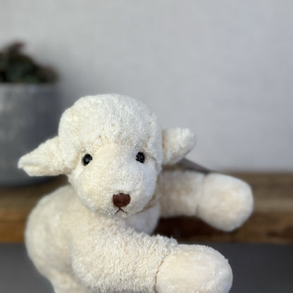 Bukowski Bears - Barbara Bukowski Sheep Lamb Beanie Small Laying Sheep 9"