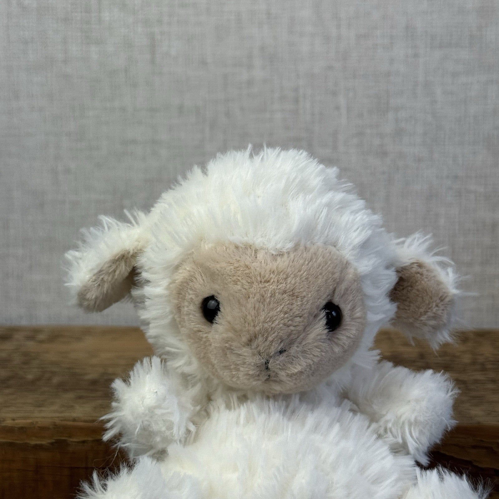 Jellycat Yummy Lamb - Small Textured Sheep Plush  Soft Toy Retired 6”