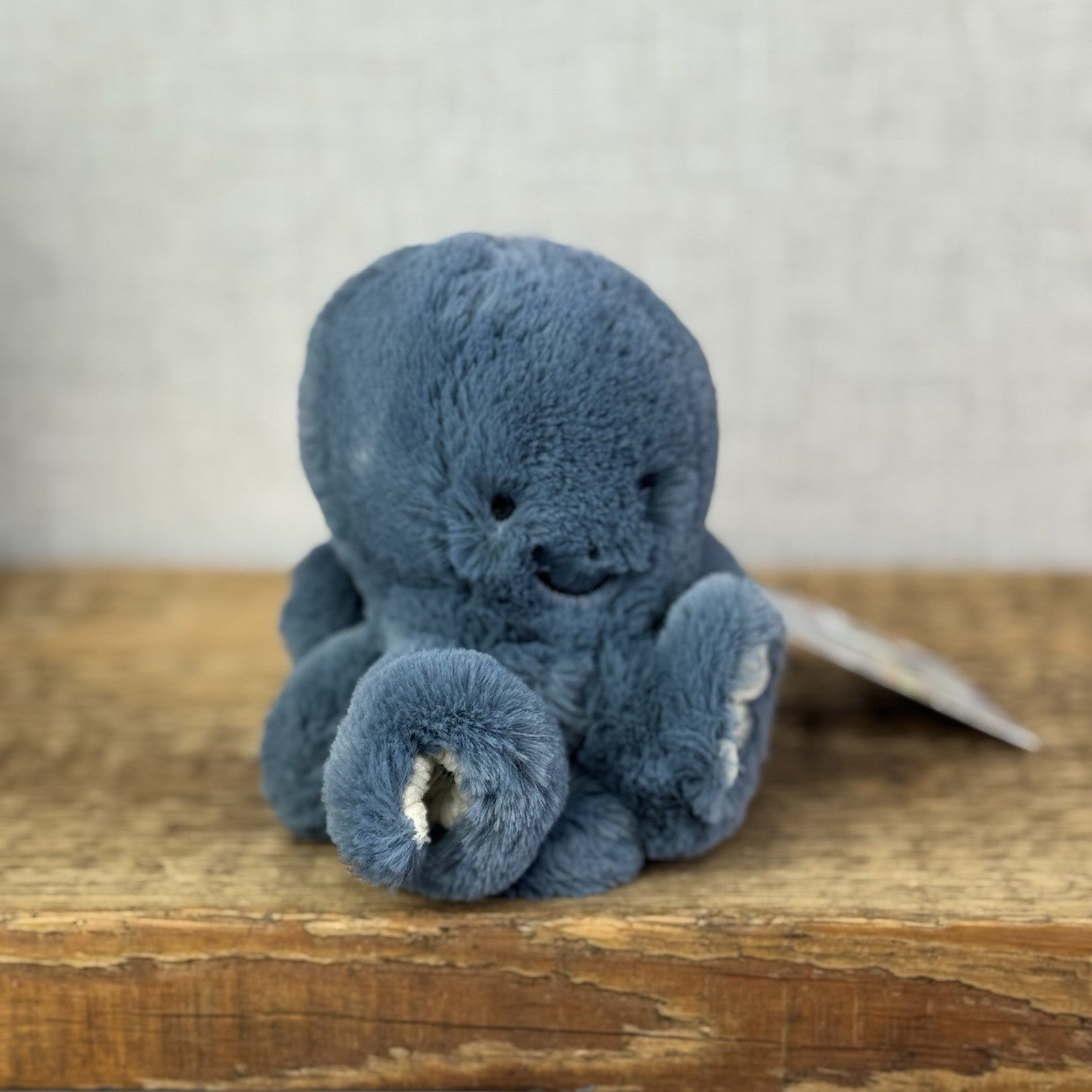 Jellycat Baby Storm Octopus - Tiny Blue Octopus Plush Retired Sea Creature 5"