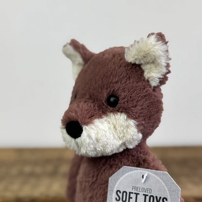 Jellycat Tumbletuft Fox - Retired Small Red Fox Soft Toy Beanie Soft Toy 7"