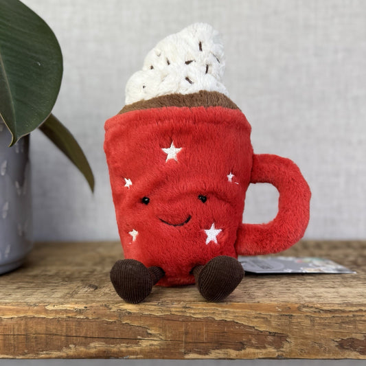 Jellycat Amuseable Hot Chocolate - Jellycat Food Drink Soft Toy Hot Chocolate 8"