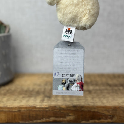 Jellycat Fluffy Chick - Tiny Yellow Fluffy Chick Bird Soft Toy Retired 4” (#2)