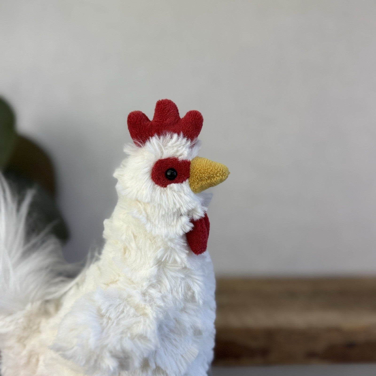 Jellycat Bessie Chicken - Small White Beanie Chicken Soft Toy Retired Rare 10”