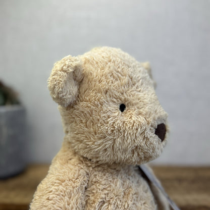 Marks & Spencers Soft Toy - Fluffy Beige Bear My First Sepncer Bear - 0595947