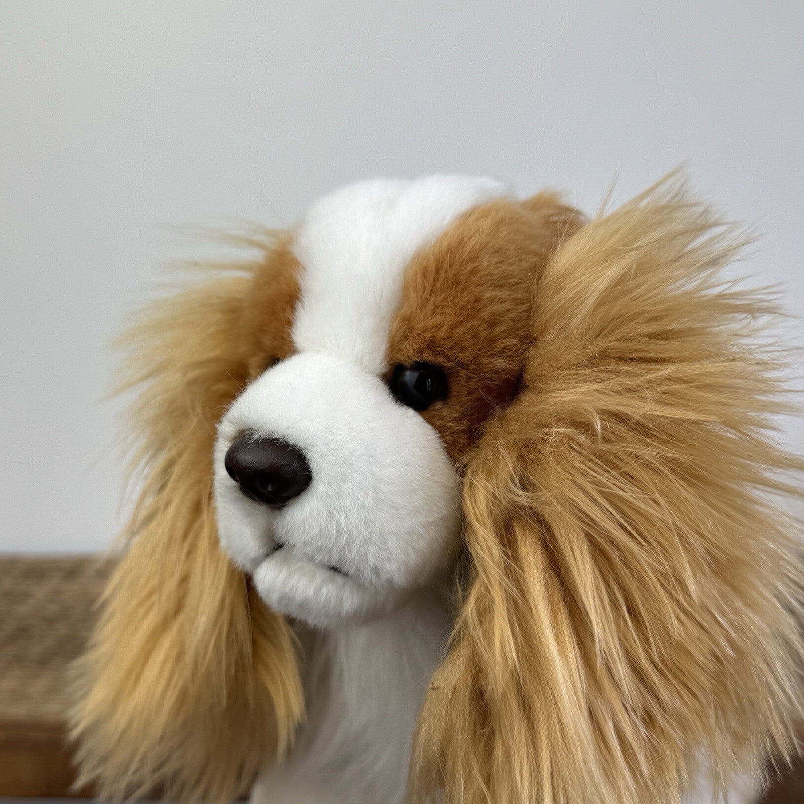 Living Nature King Charles Spaniel Puppy Medium Stuffed Realitic Soft Dog 10"