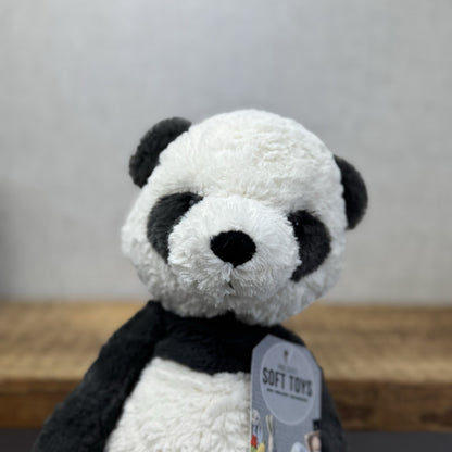 Jellycat Tuffet Panda - Panda Textured Beanie Plush Wild Animal Retired 12" (#2)
