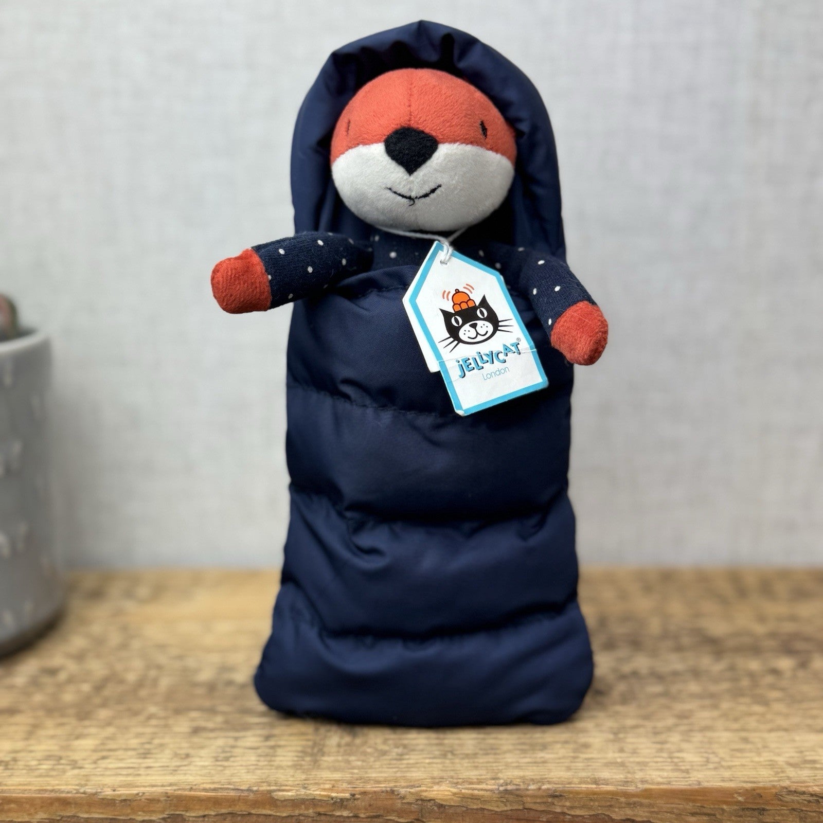 Jellycat Snuggler Fox - Fox Plush In Sleeping Bag Cute Kids Soft Toy Retired 9”