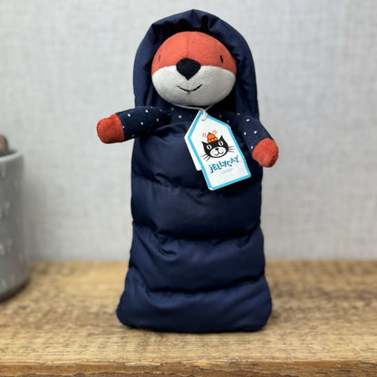 Jellycat Snuggler Fox - Fox Plush In Sleeping Bag Cute Kids Soft Toy Retired 9”