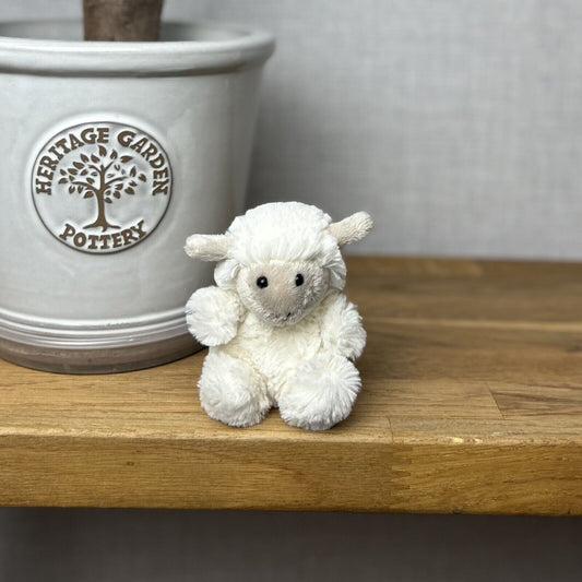Jellycat Baby Poppet Sheep With Tags - Tiny Poppet Sheep - Baby Poppet 4”