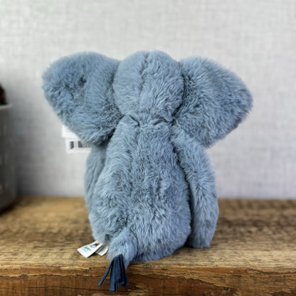 Jellycat Sweetie Elephant - Blue Fluffy Medium Elephant Soft Toy New With Tags