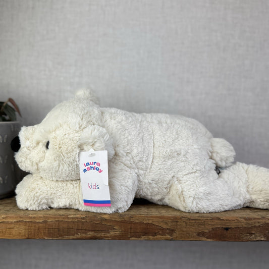 Jellycat Chilly Polar Bear (Laura Ashley Exclusive) Large Laying Polar Bear Plus