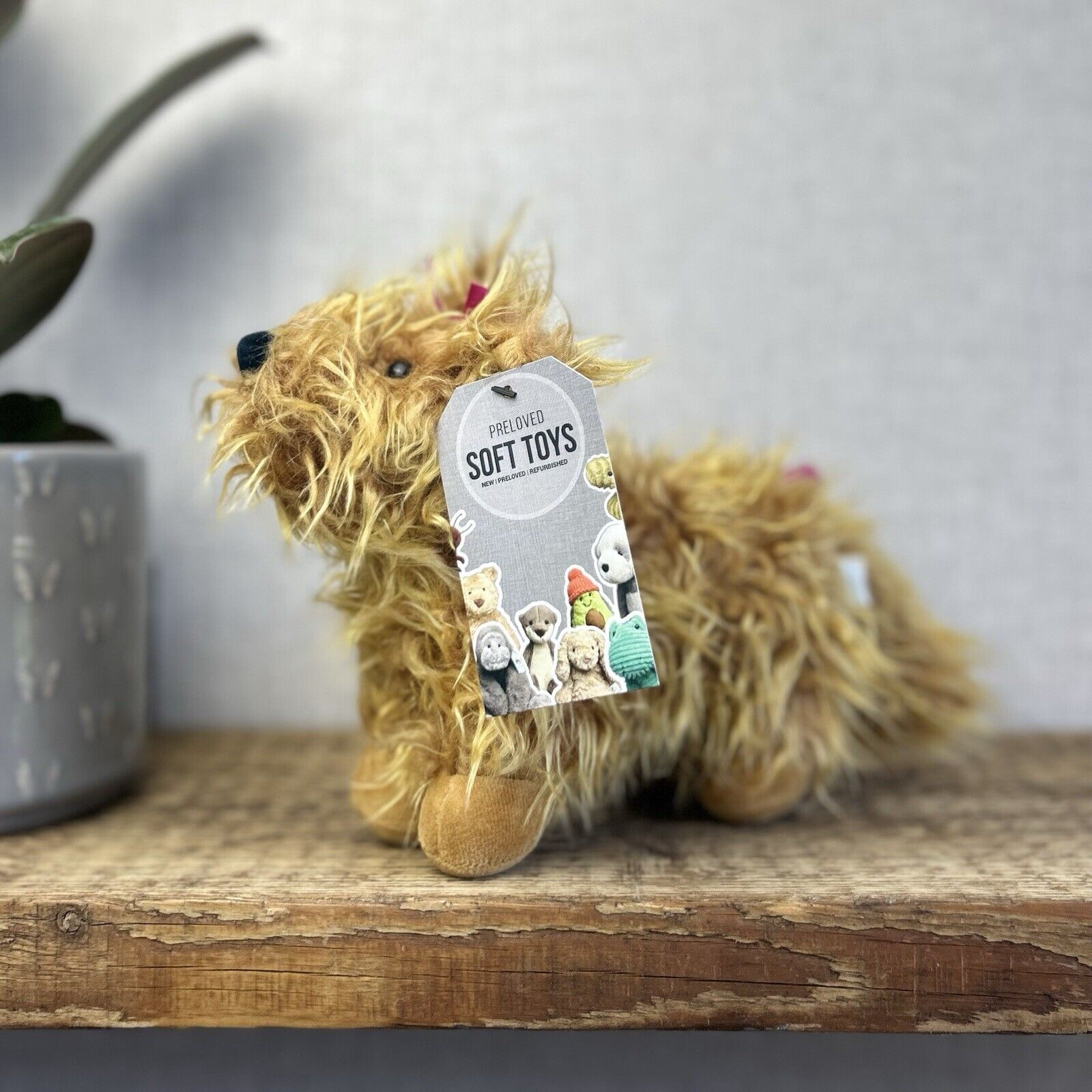 Jellycat Best Of Breed Terrier - Rare Hard To Find Terrier Small Terrier 9”