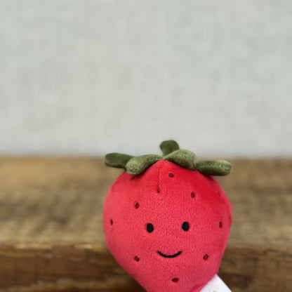 Jellycat Fabulous Fruit Strawberry - Soft Toy Play Food - Fruit Soft Toy 4” (#2)