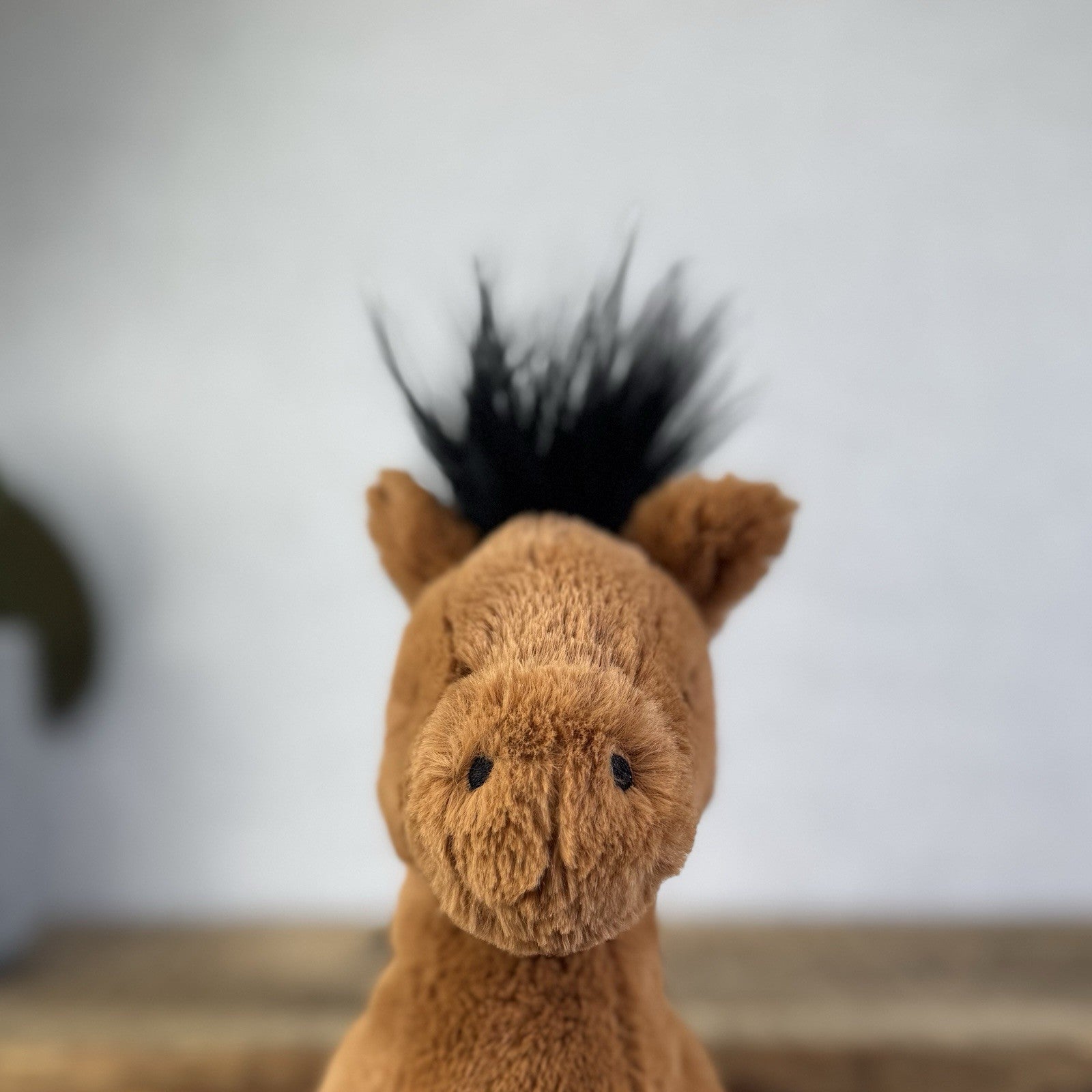 Jellycat Medium Clover Pony - US Version Medium Chestnut Brown Pony Plush 12"