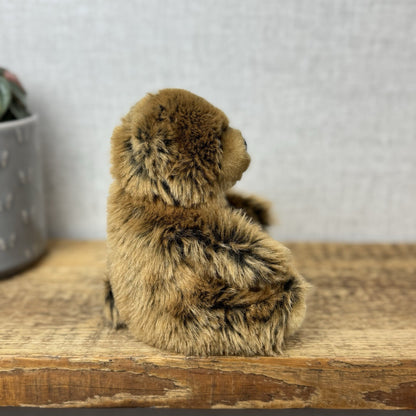 Living Nature Animal Soft Toy - Small Brown Bear Plush Eco Plush Toy New Tags 6"