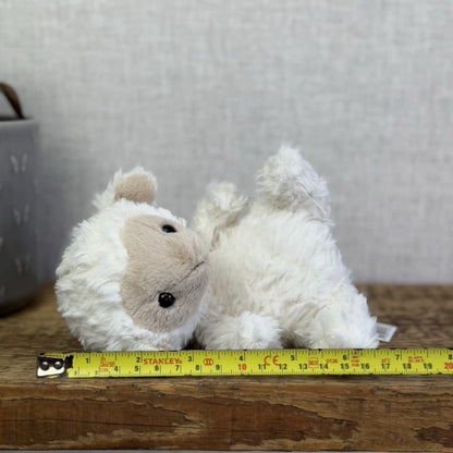 Jellycat Yummy Lamb - Fluffy Little Sheep - Mini Lamb Beanie Plush Retired 7”