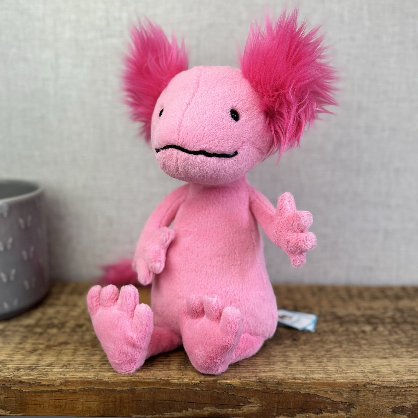 Jellycat Alice Axolotl Medium Retired New With Tags Sea creature Plush 12”