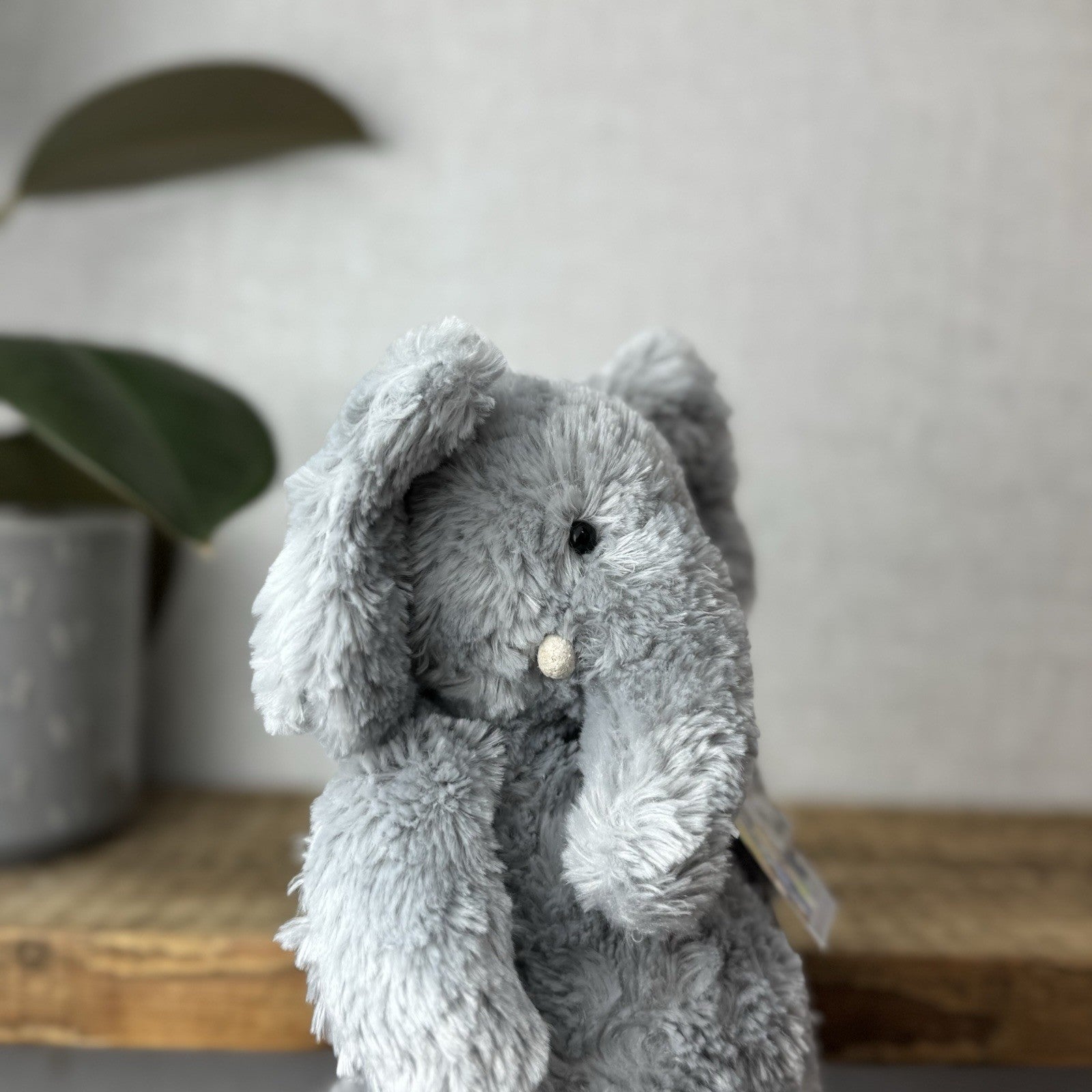Jellycat Bartlesham Elephant - Small Bartlesham Grey Elephant Rare Vintage 10”