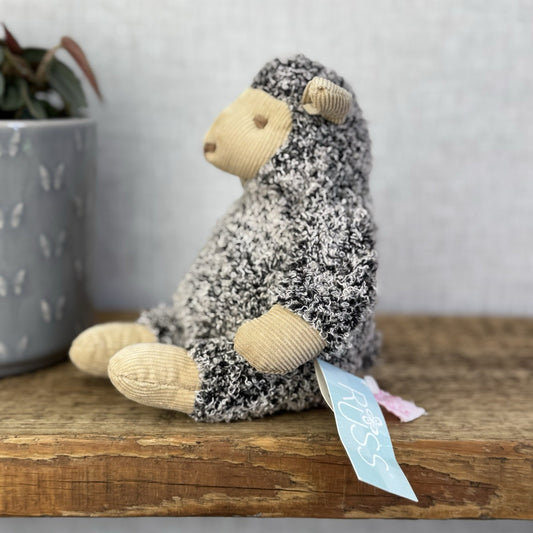 Russ Rolling Meadows - Chester Woolly Sheep Beanie Plush New Tags Grey Sheep 8"