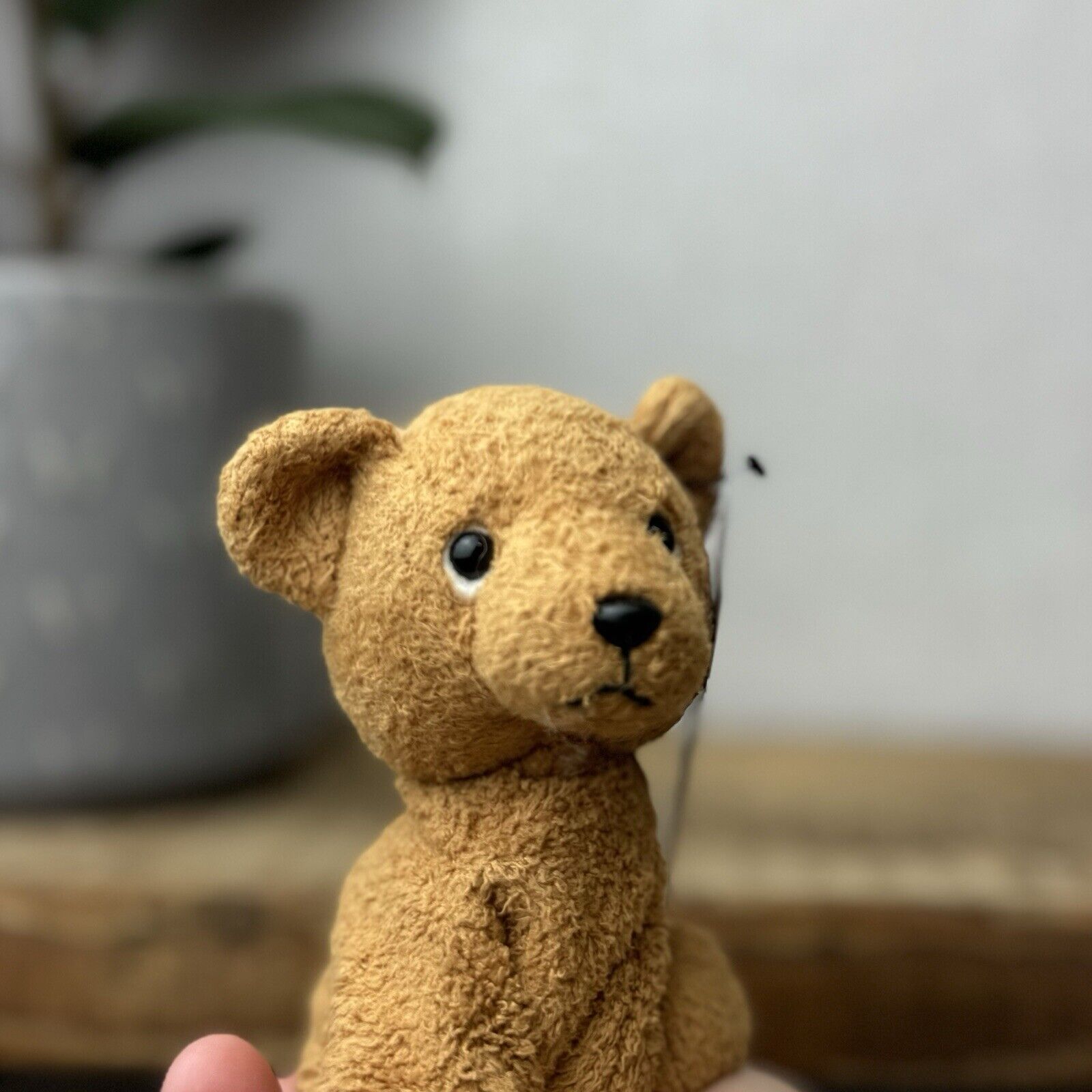 Russ Berrie Luv Pets - Tiny Bear Beanie - Pocket Pal - Buddy Bear Tiny 4”