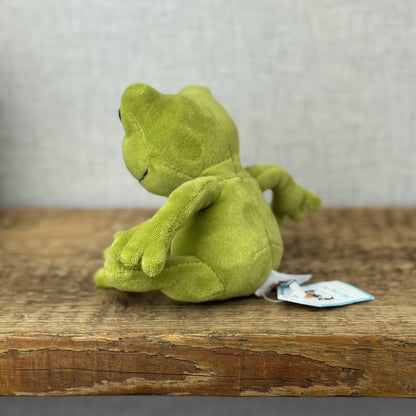 Jellycat Tad Tree Frog - Retired Velour Big Red Eye Beanie Mini Size With Tag 6”