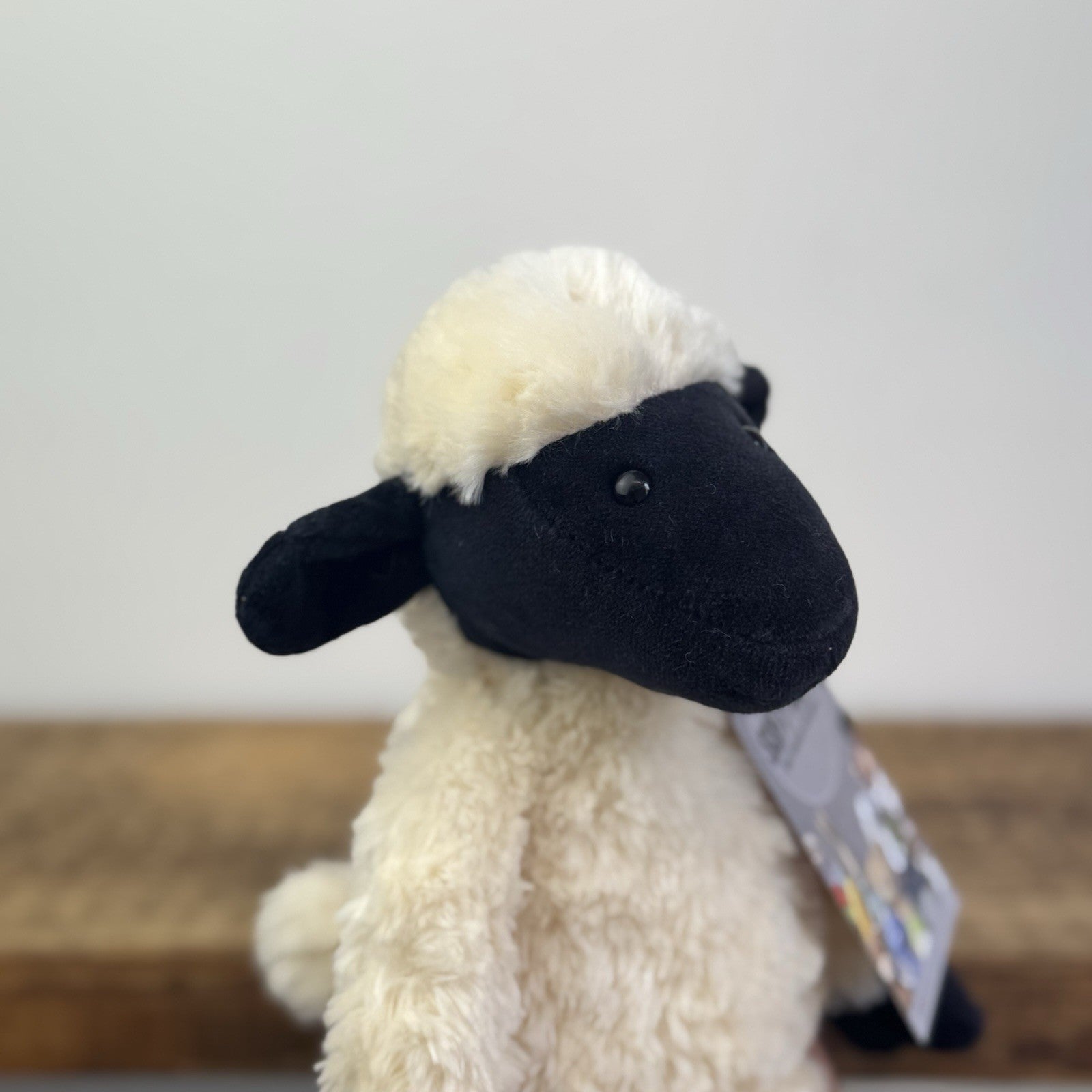 Jellycat Small Pickles Black Faced Lamb - Vintage Beanie Lamb Soft Toy NWOT 