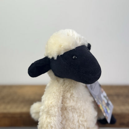 Jellycat Small Pickles Black Faced Lamb - Vintage Beanie Lamb Soft Toy NWOT 