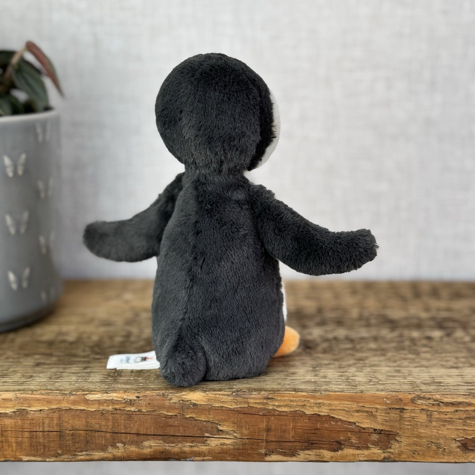 Jellycat Small Bashful Penguin - Small Retired Penguin Grey NWOT 8” (#2)