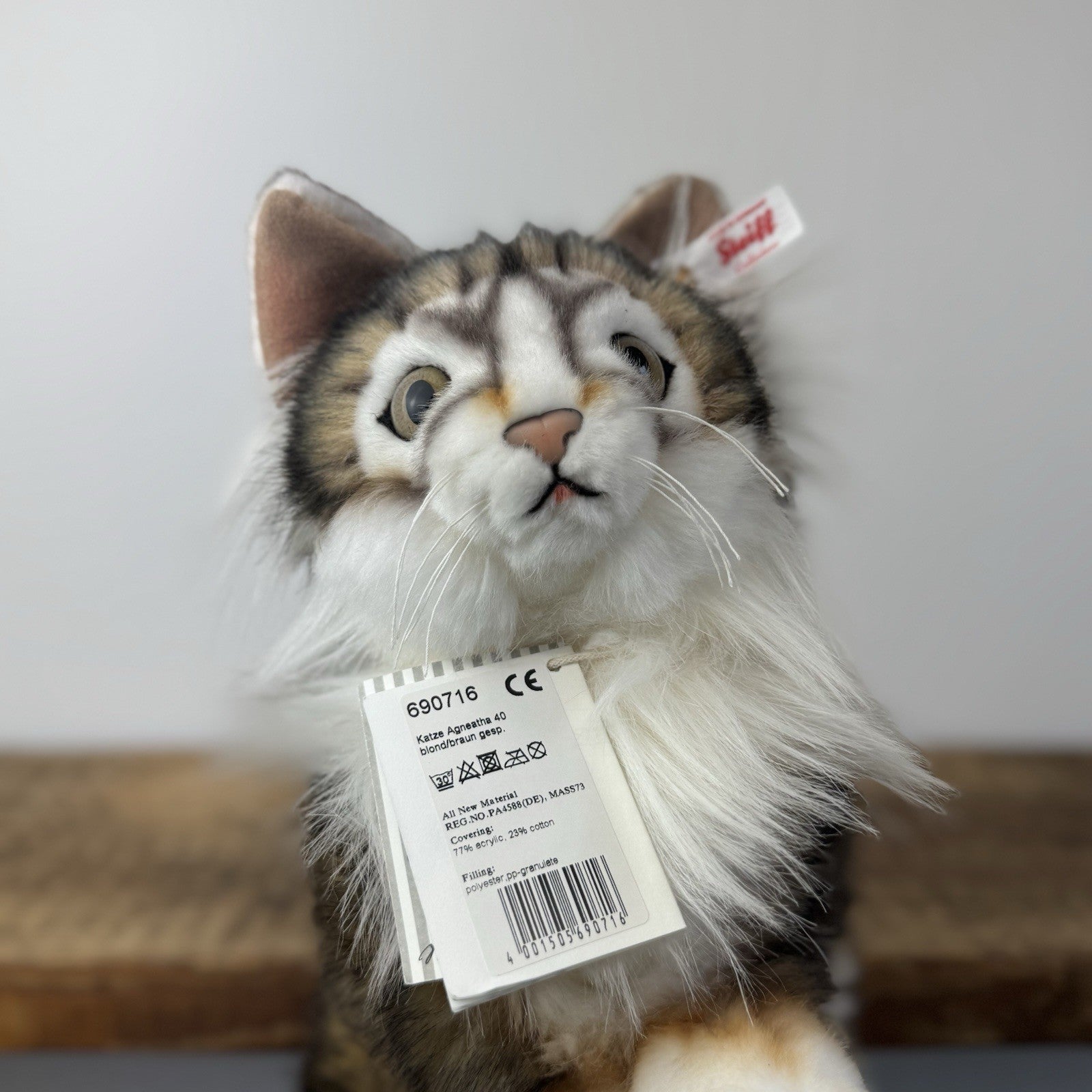 Steiff - Lesley Anne Ivory's Agneatha Cat Limited Edition RARE (EAN 690716) 2019