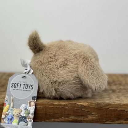 Jellycat Caboodle Puppy Dog - Brown Tiny Soft Toy Dog Small Honey Pup Retired 5"