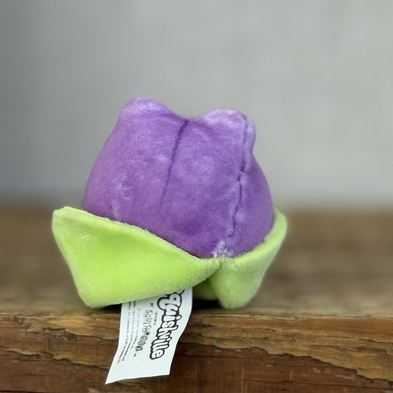 Squishmallow Squishville - Mini Flower Soft Toy Squish Jackie Purple Tulip 2"