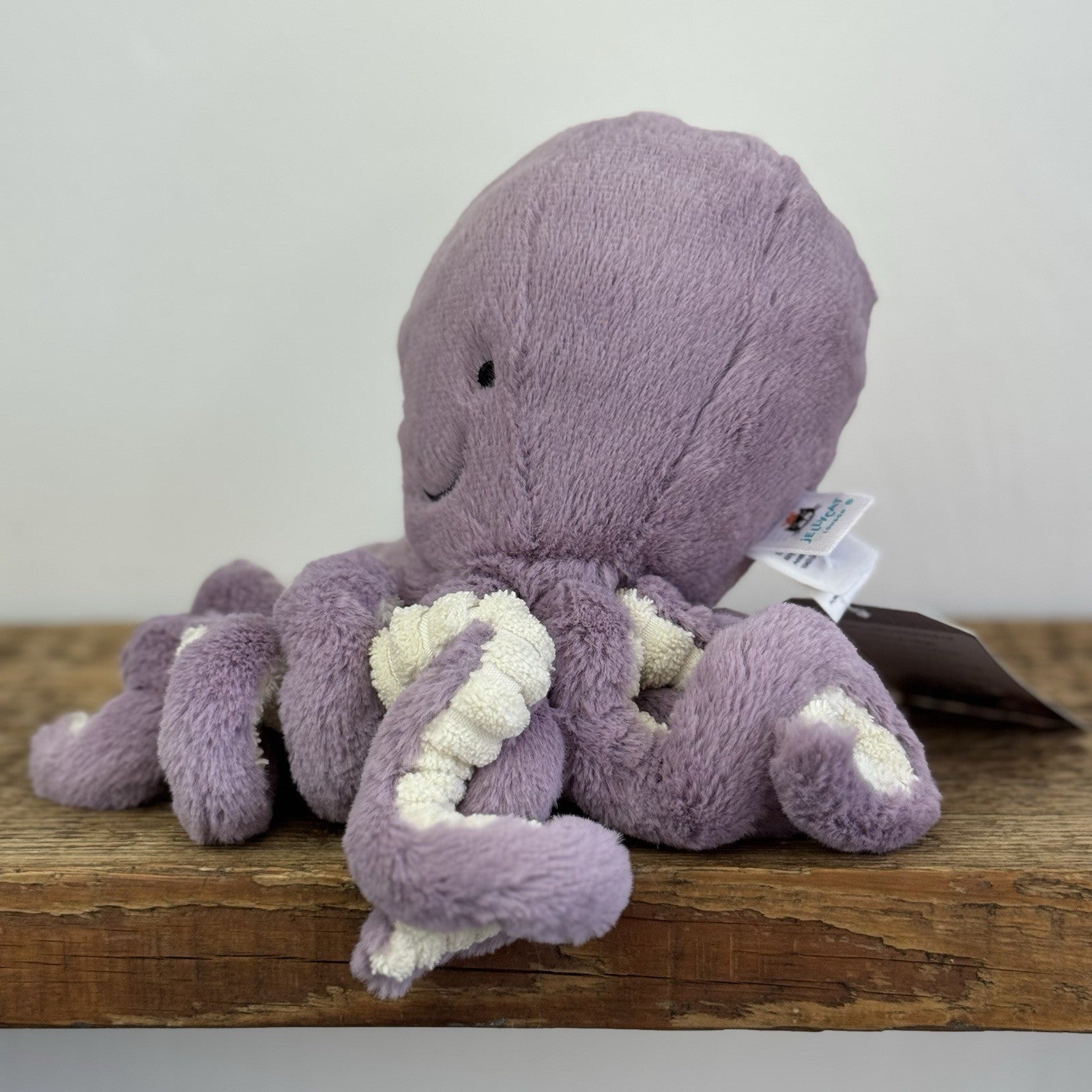 Jellycat Little Maya Octopus - Purple Octopus Beanie Super Soft 6” NWOT