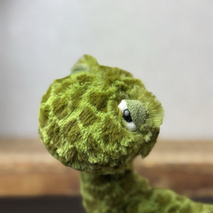 Jellycat Sebastian Snake Small - Jellycat Green Spotty Snake Plush - Retired 10”