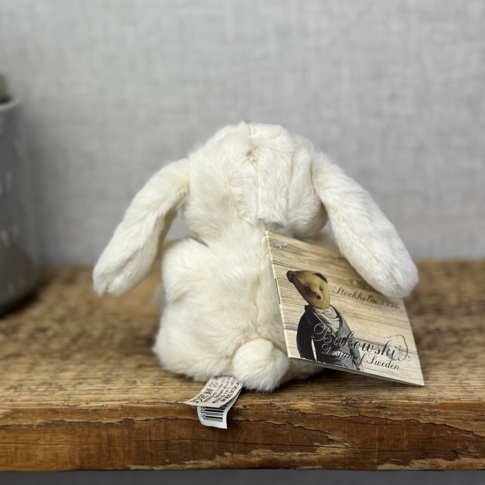 Bukowski Bears - Bukowski Mini Cream Kanini Bunny Rabbit Beanie Plush New Tag 5"