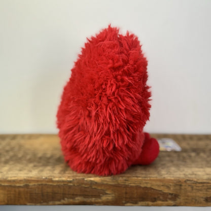 Jellycat Beatie Heart - Valentines Fluffy Red Heart Soft Toy Retired Larger 9"