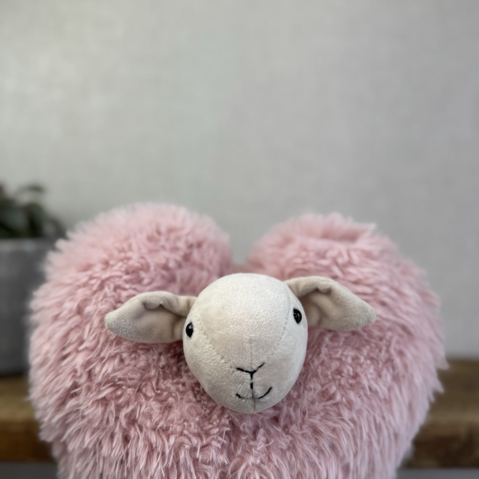 Jellycat Aimee Sheep Soft Toy - Pink Fluffy Lamb Plush Retired Soft Toy 9"